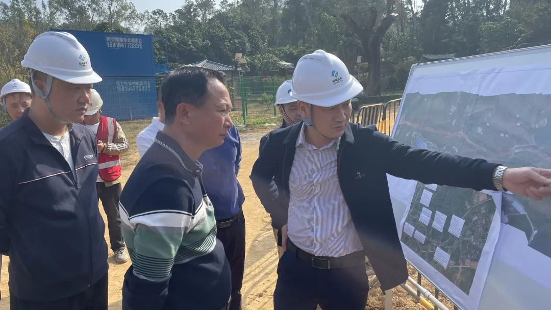 中山市副市长欧阳锦全率队检查1277星际电子游戏股份水利工程